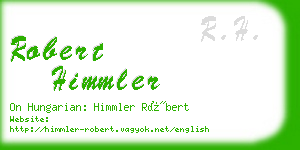 robert himmler business card